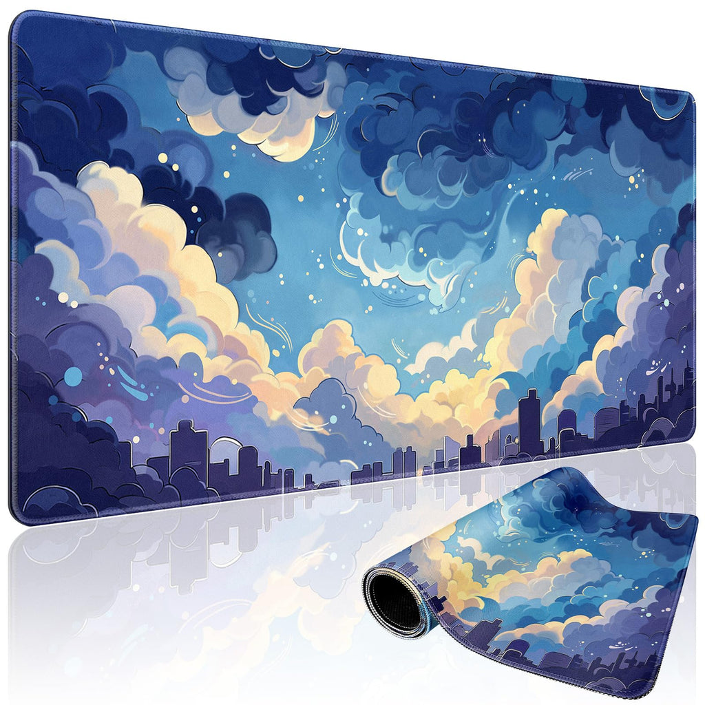 Mystical Gothic Library Large Gaming Mouse Pad Desk Mat 31.5x15.7