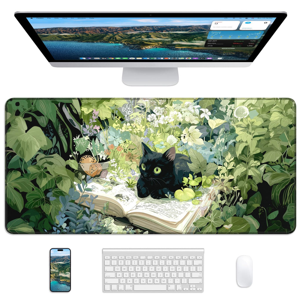 Mouse Pad 31.5x11.8in Large Desk Mat Non-Slip for Office