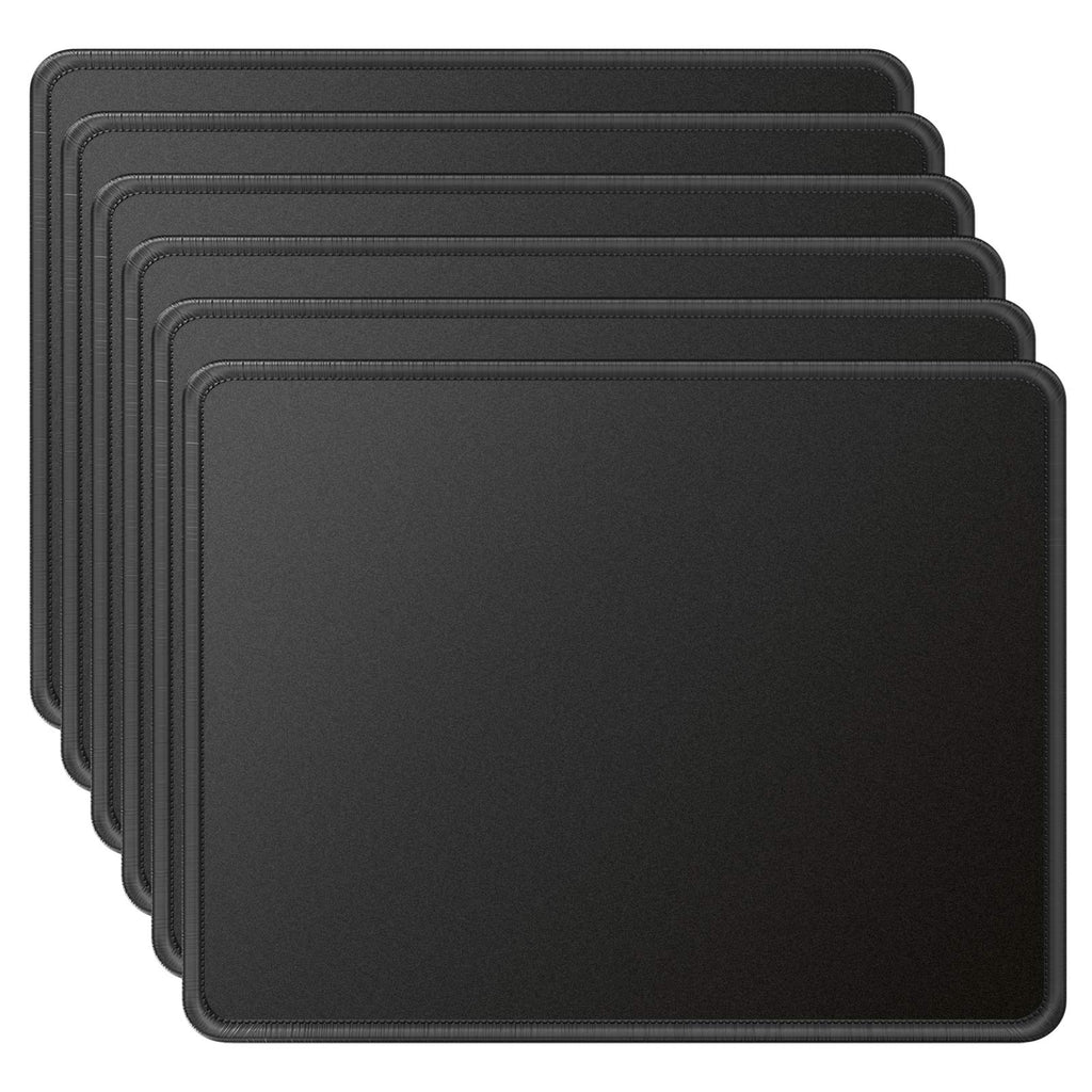 MROCO 3 Pack Mouse Pad, Black Mousepad for Desk, 30% Larger, 8.5 x 11 in
