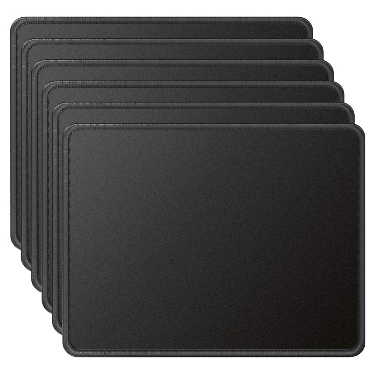 MROCO 3 Pack Mouse Pad, Black Mousepad for Desk, 30% Larger, 8.5 x 11 in