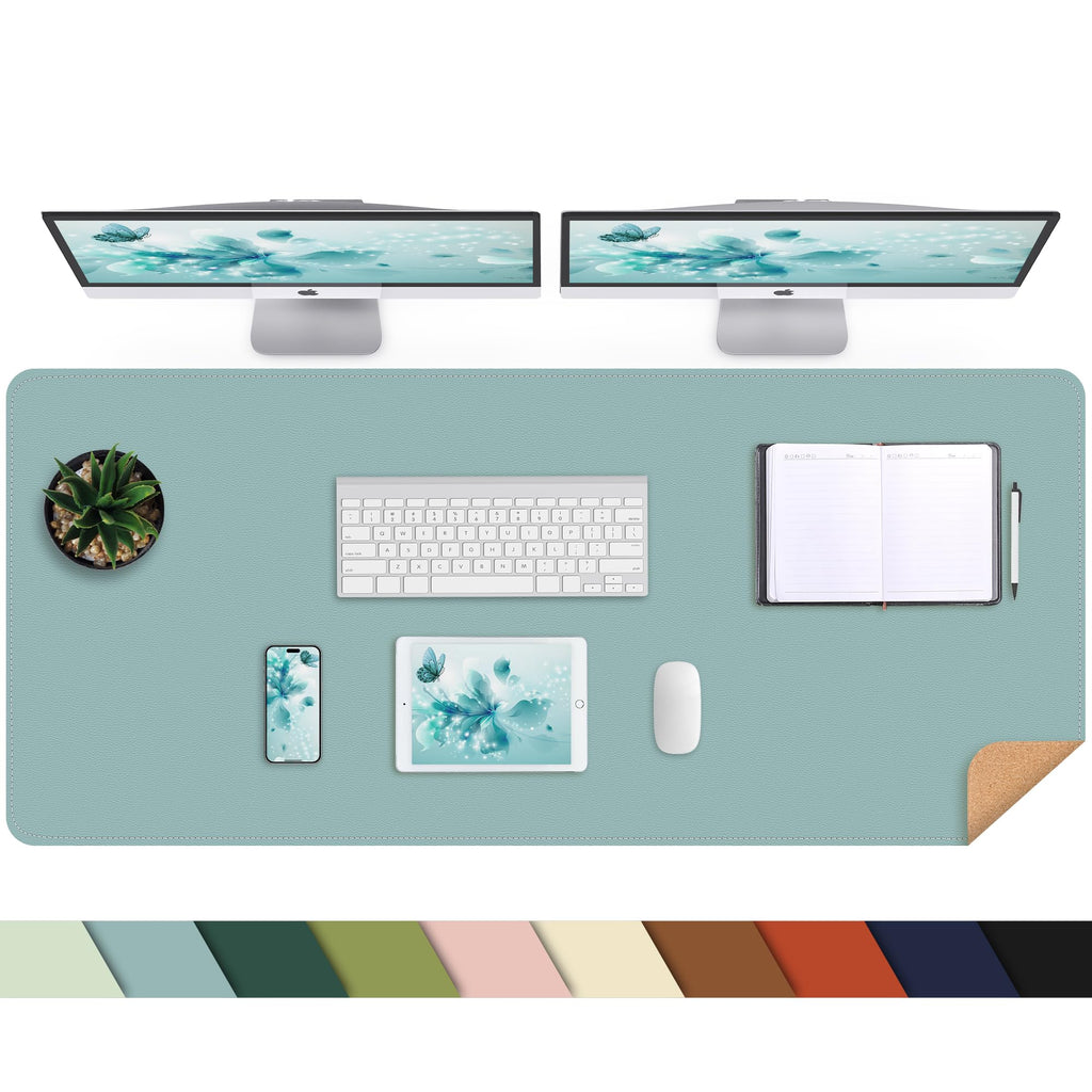 AFIING Large Desk Mat, 47" x 17", Black