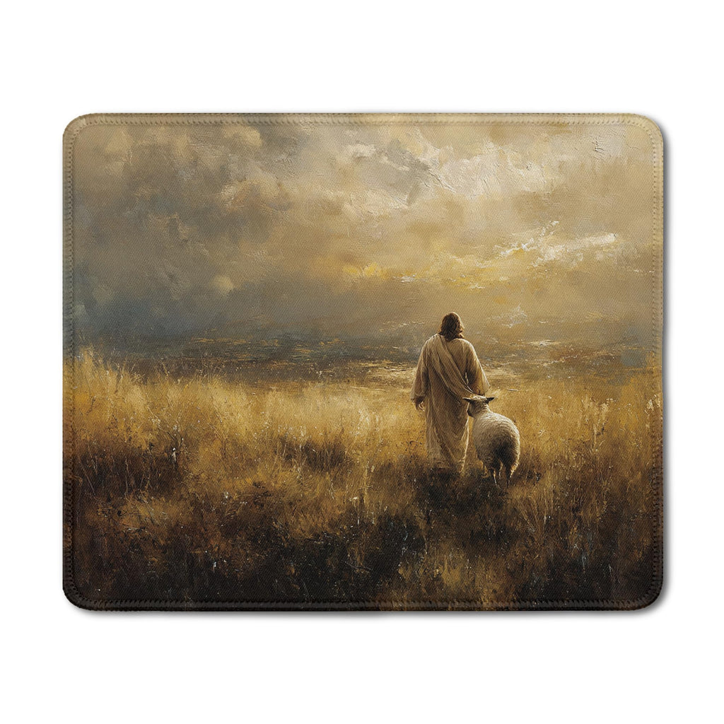 Inspirational Christian God Says I Am Mouse Pad, Minimalist Boho Floral Bible Verse Affirmation Mouse Pads Mousepad for Home Office Dorm Computers Laptop Supplies Desk Accessories, 9.5x7.9 Inch