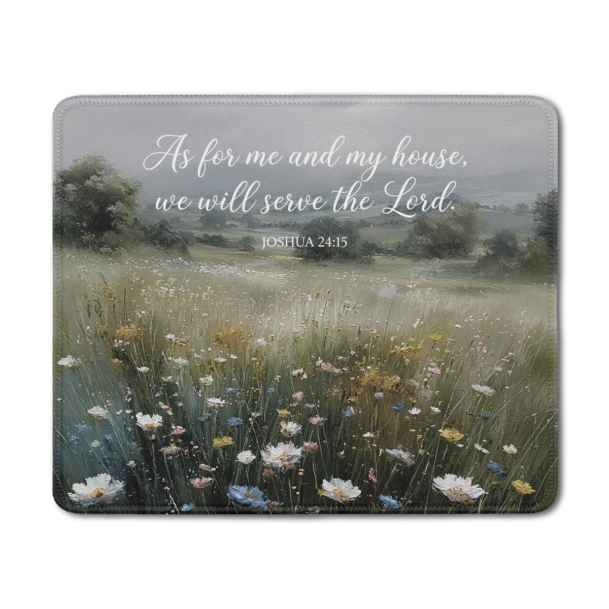 Inspirational Christian God Says I Am Mouse Pad, Minimalist Boho Floral Bible Verse Affirmation Mouse Pads Mousepad for Home Office Dorm Computers Laptop Supplies Desk Accessories, 9.5x7.9 Inch