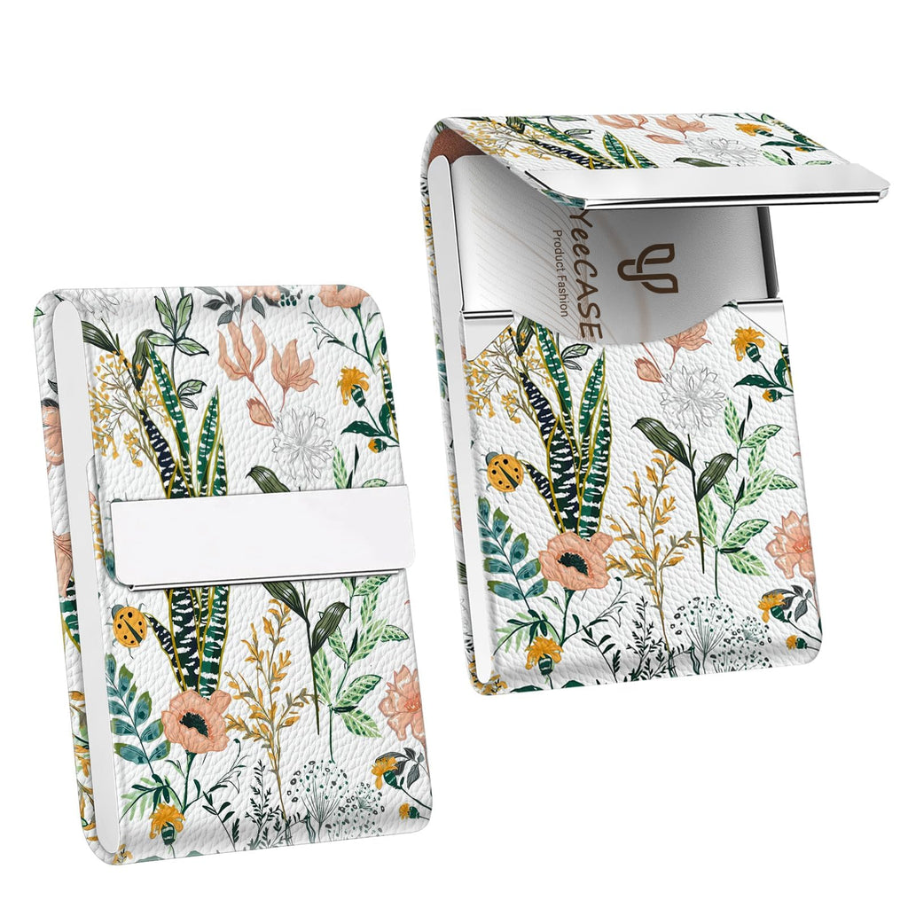 2Pack Business Card Holder, Metal Slim Business Card Case, RFID Blocking
