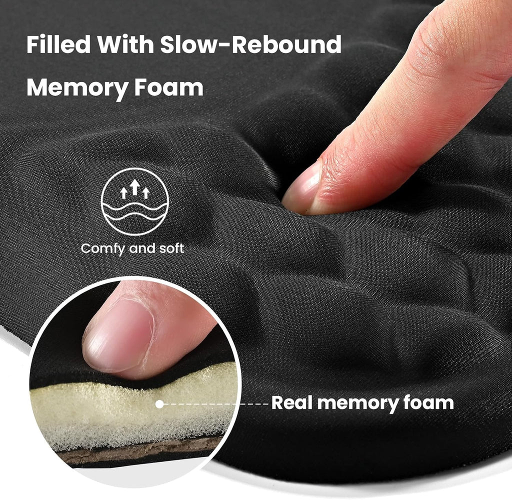 EooCoo Massage Ergonomic Mouse Pad with Dual-Slope Design Wrist Rest