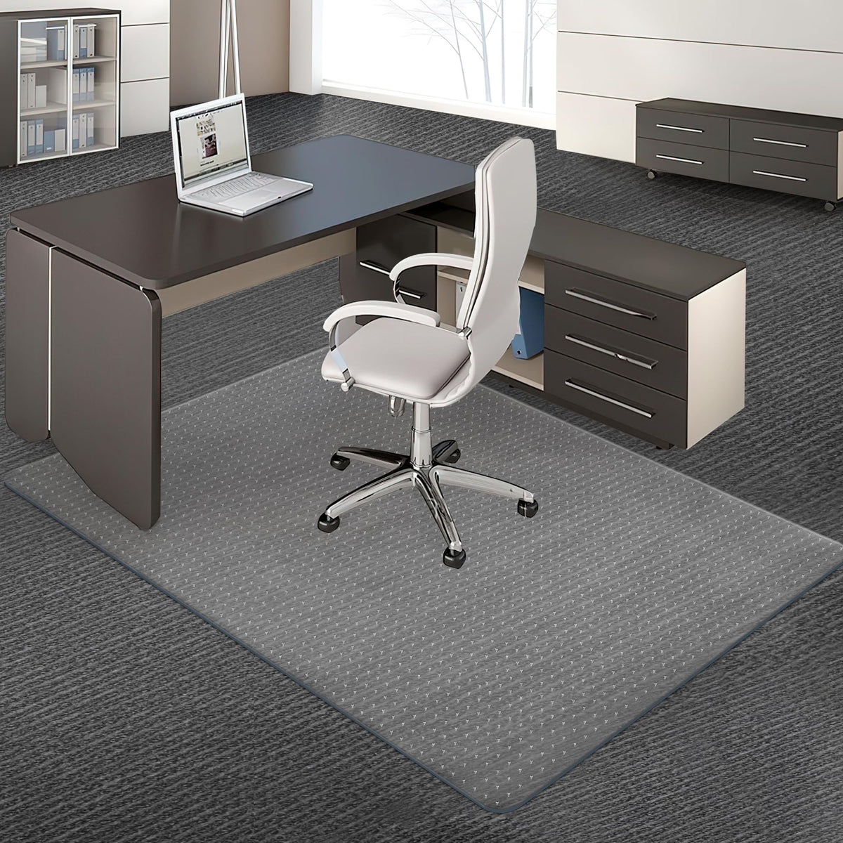 BesWin Office Chair Mat for Carpet, 30" x 48", Clear