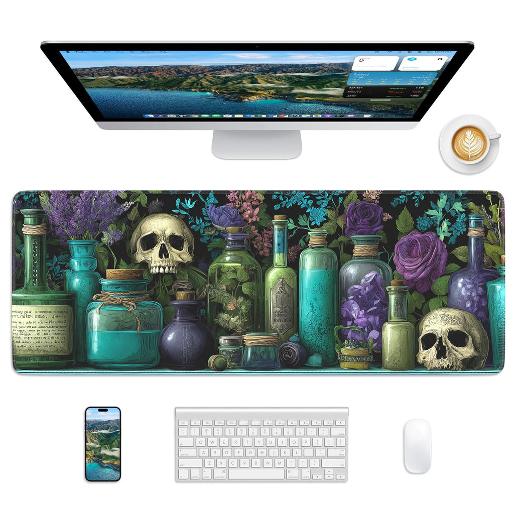 Mouse Pad 31.5x11.8in Large Desk Mat Non-Slip for Office