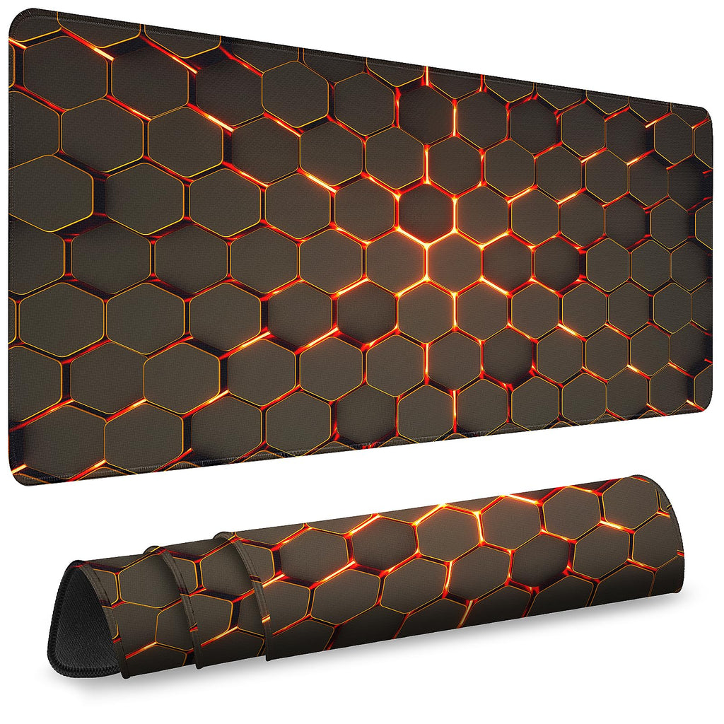 Mouse Pad Gaming - Desk Mat for Keyboard and Mouse - Large Mouse Pads for Desk, Gaming Mousepad with Non-Slip Base, Desks Pad (31.5" X 11.8") for Game, Office and Home