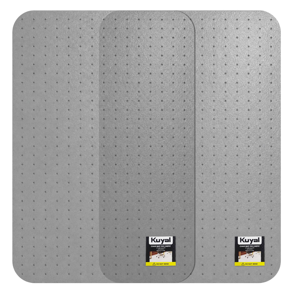 Kuyal Office Chair Mat for Carpet, Clear Heavy Duty Computer Chair Mat