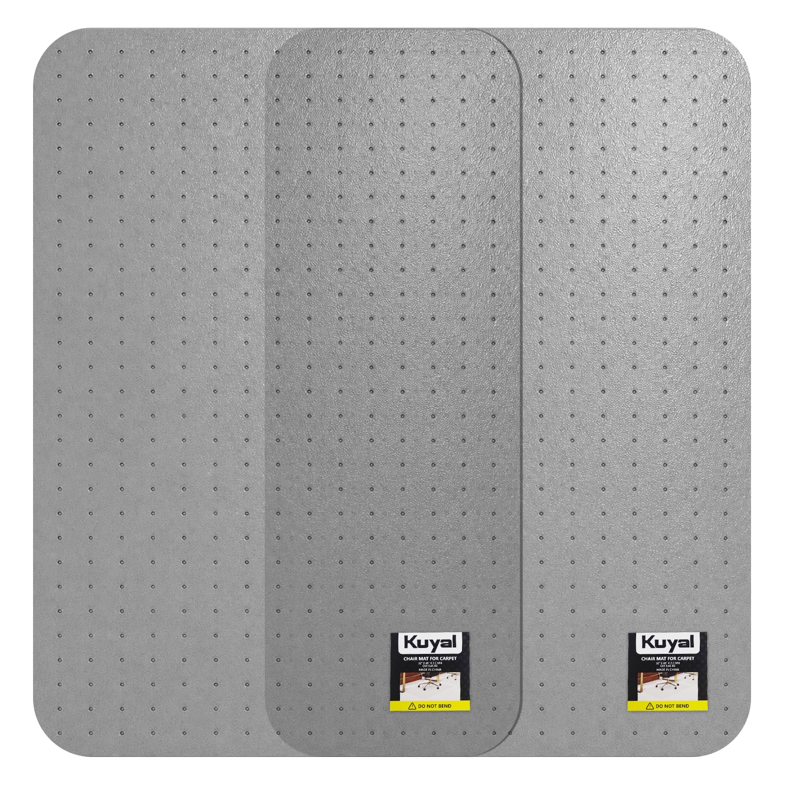 Kuyal Office Chair Mat for Carpet, Clear Heavy Duty Computer Chair Mat