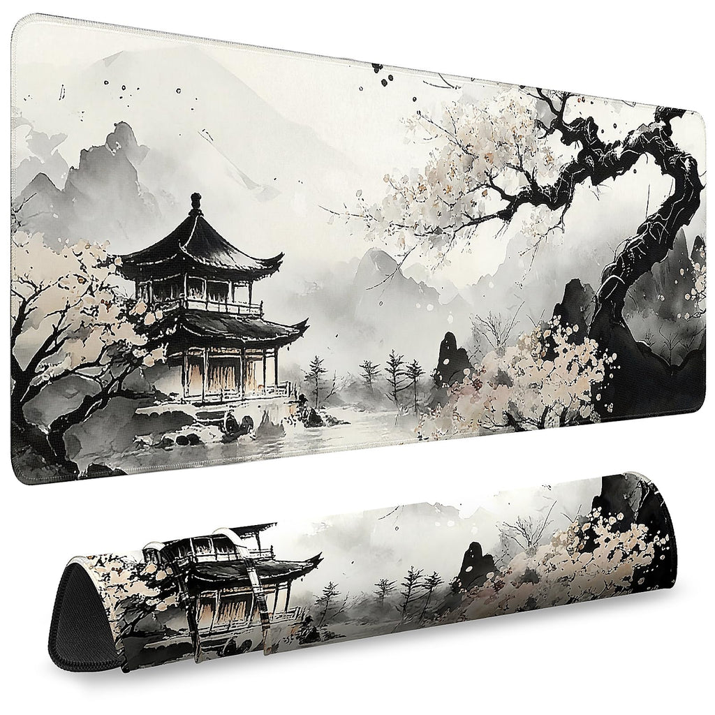 Gaming Mouse Pad, Desk Mat for Keyboard and Mouse, Large Mouse Pad for Desk, Computer Mousepad
