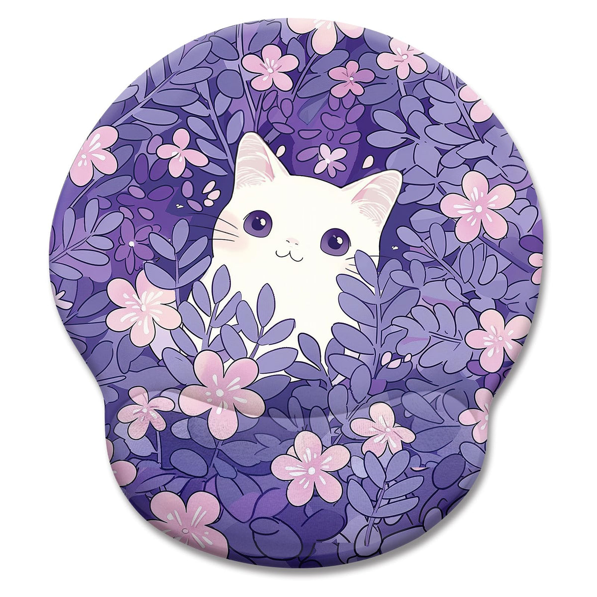 LIMKRIAN Funny Ergonomic Mouse Pad with Wrist Rest, Cat Desk Decor Gifts