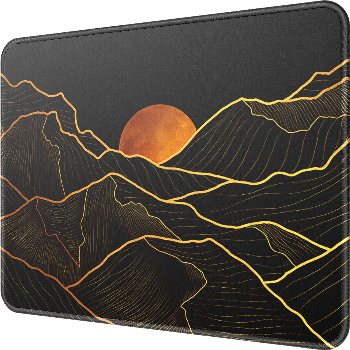 MROCO Essential Office & Gaming Mouse Pad, 30% Larger, 8.5” x 11” in, Black