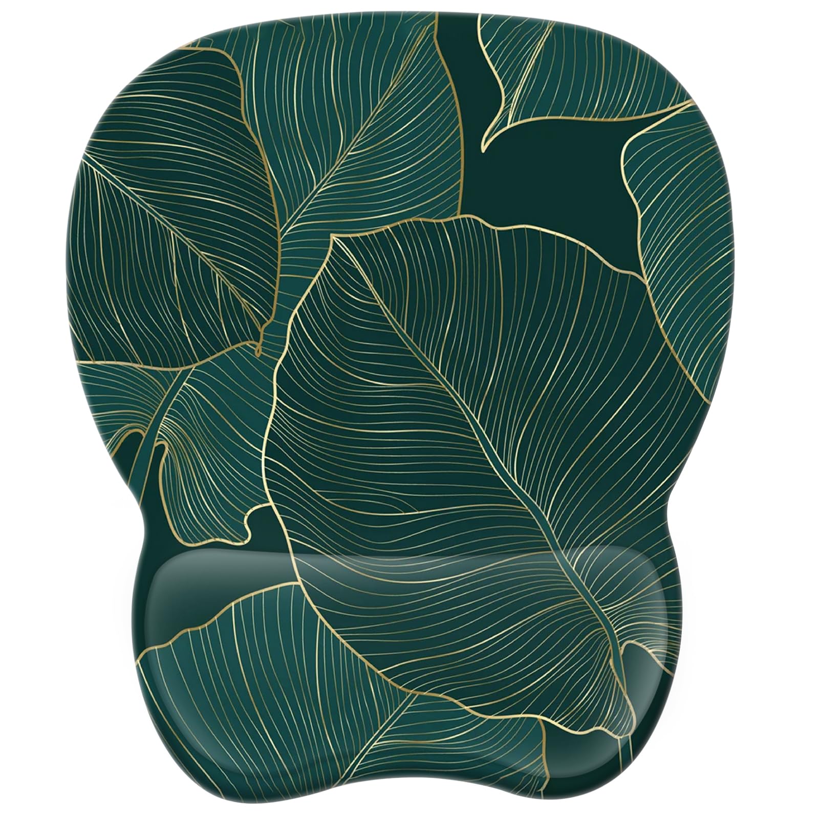 EooCoo Ergonomic Mouse Pad with Wrist Rest, Memory Foam Support Mousepad
