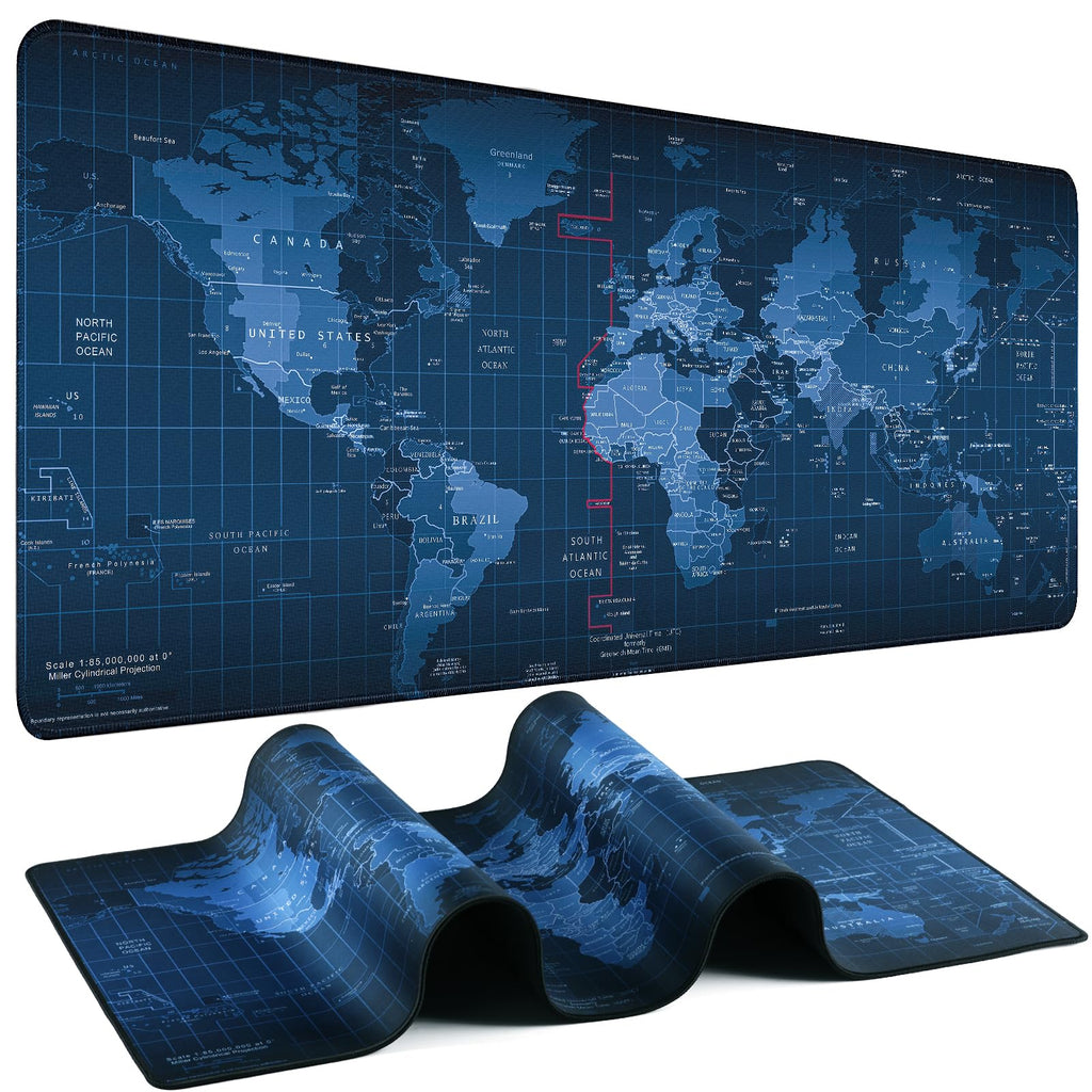 Mouse Pad Gaming - Desk Mat for Keyboard and Mouse - Large Mouse Pads for Desk, Gaming Mousepad with Non-Slip Base, Desks Pad (31.5" X 11.8") for Game, Office and Home