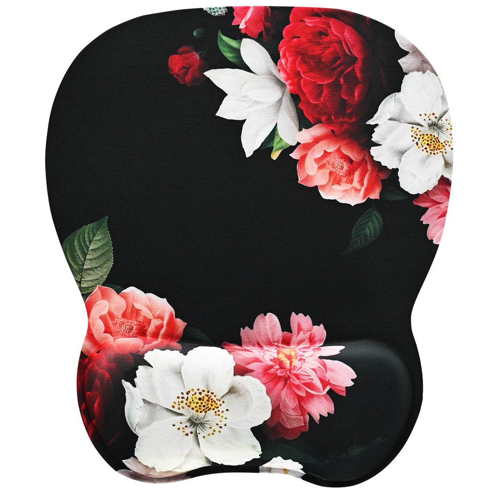 EooCoo Ergonomic Mouse Pad with Wrist Rest, Memory Foam Support Mousepad