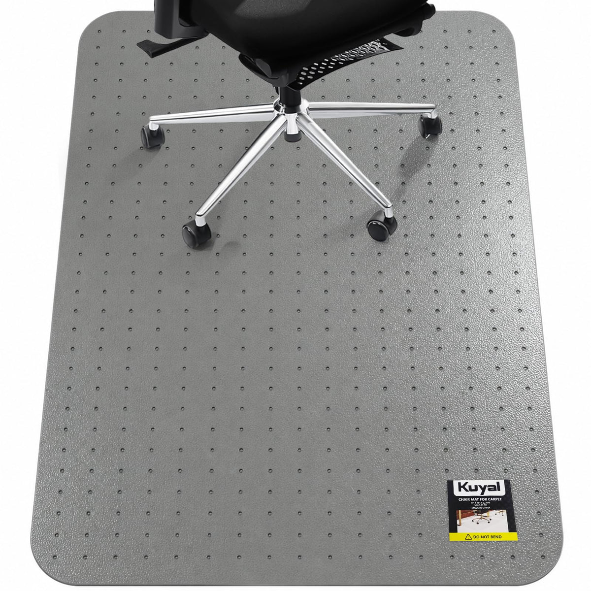 Kuyal Office Chair Mat for Carpet, Clear Heavy Duty Computer Chair Mat