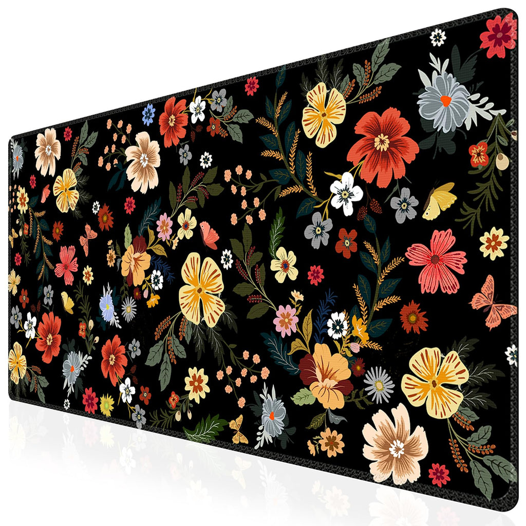 iCasso Desk Mat,Cute Desk Cover for Women,35.4x15.7in,Checkered