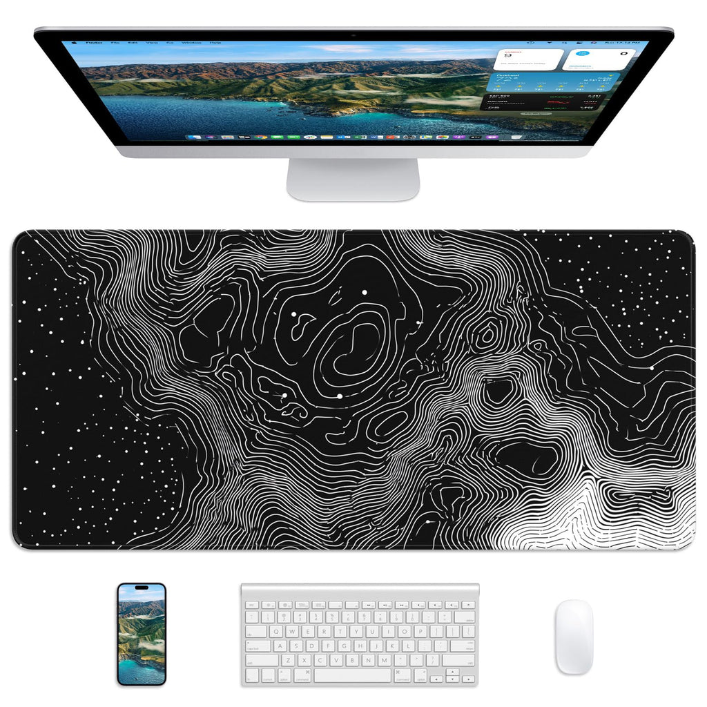 Mouse Pad 31.5x11.8in Large Desk Mat Non-Slip for Office