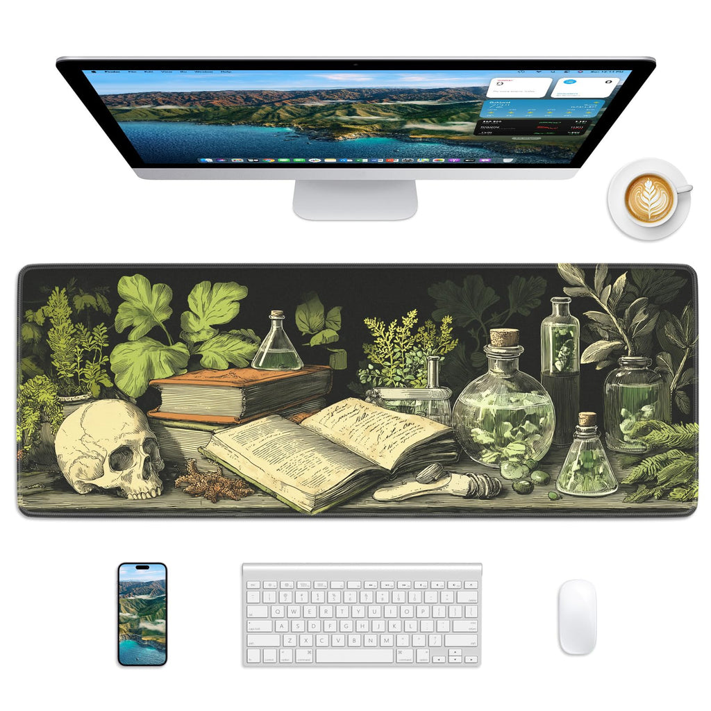 Mouse Pad 31.5x11.8in Large Desk Mat Non-Slip for Office