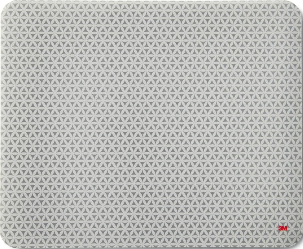 3M Precise Mouse Pad with Repositionable Adhesive Back, Enhances The Precision of Optical Mice at Fast Speeds and Extends The Battery Life of Wireless up to 50%*, 8.5" x 7", Bitmap (MP200PS), Polymer