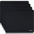 Senetem 4-Pack Mouse Pad, Smooth Gaming Mousepad, Non-Slip Black