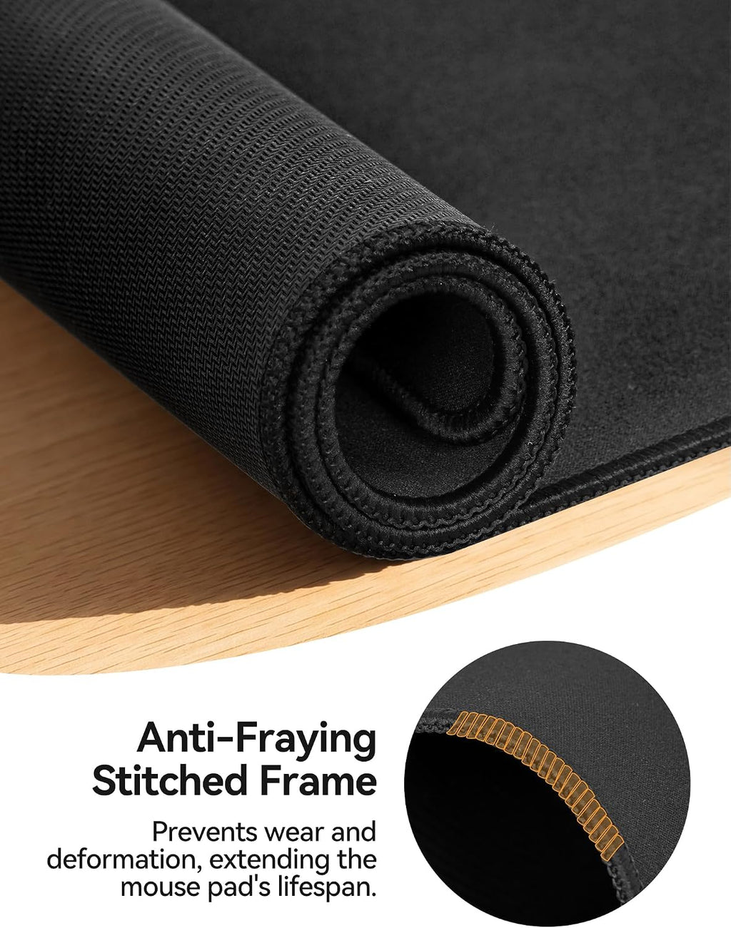 TECKNET Large Mouse Pad for Desk 23.6" x 11.8",XL Extended Gaming Desk Mat