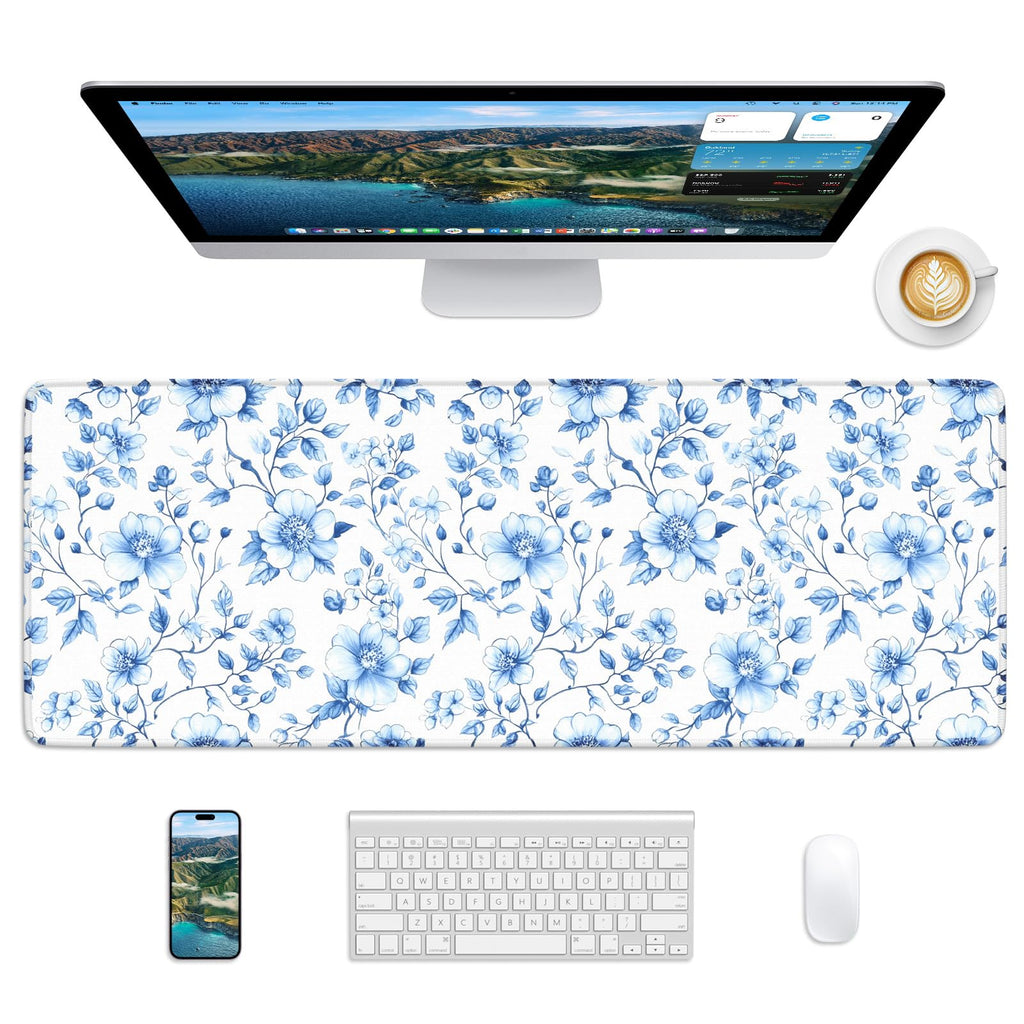 Mouse Pad 31.5x11.8in Large Desk Mat Non-Slip for Office