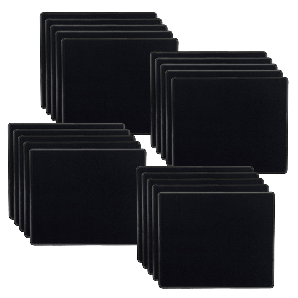 SaiTech IT 5 Pack 220x180x2mm Speed Type Gaming Mousepad, Black
