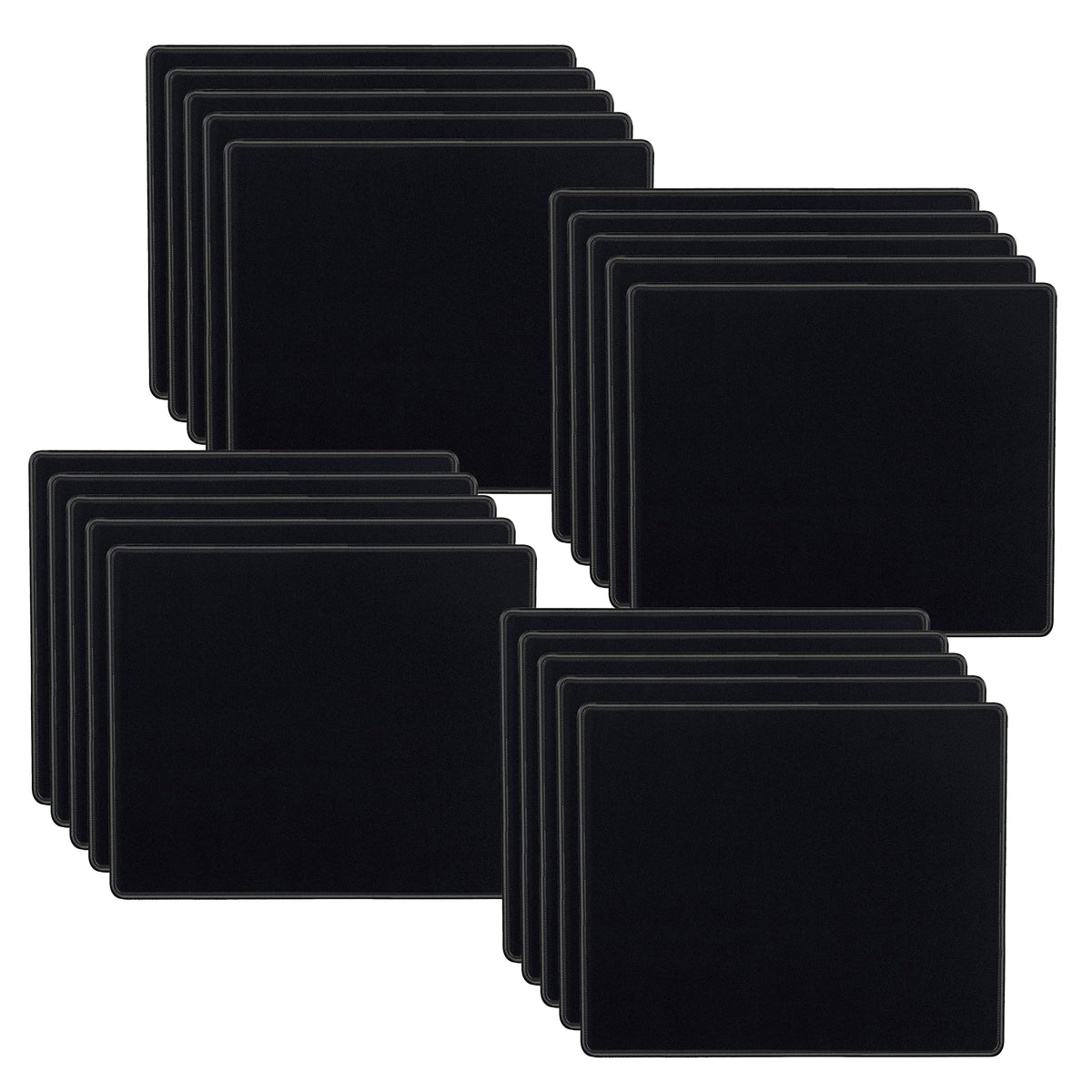 SaiTech IT 5 Pack 220x180x2mm Speed Type Gaming Mousepad, Black