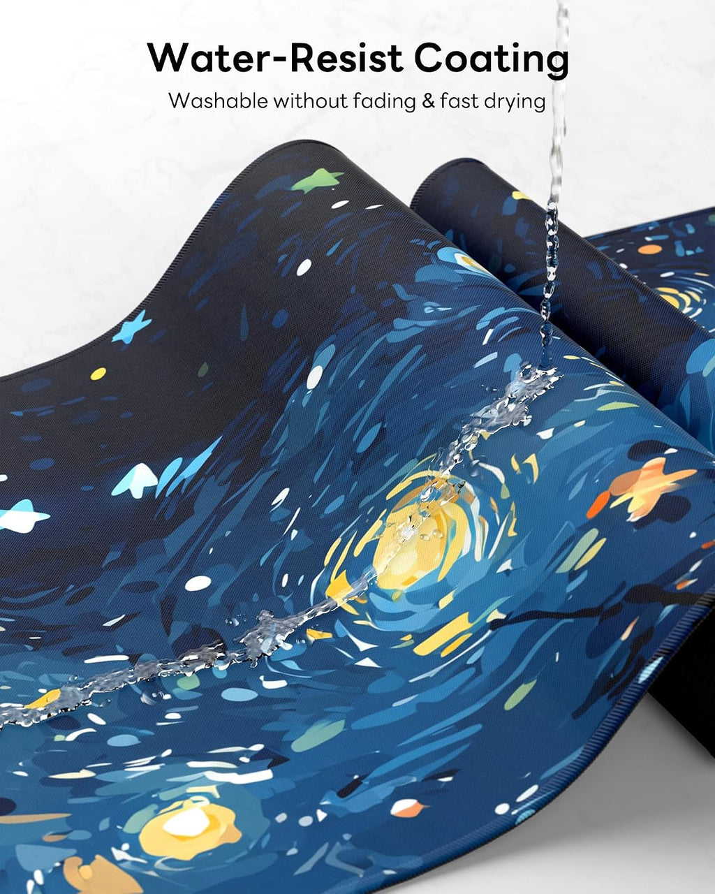 Mouse Pad 31.5x11.8in Large Desk Mat Non-Slip for Office