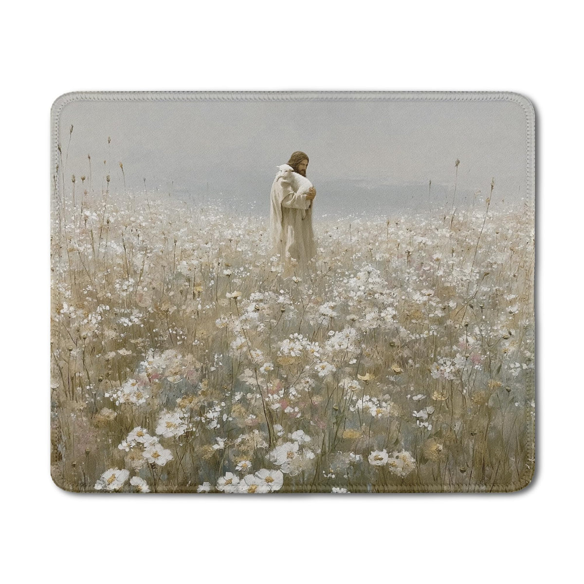 Inspirational Christian God Says I Am Mouse Pad, Minimalist Boho Floral Bible Verse Affirmation Mouse Pads Mousepad for Home Office Dorm Computers Laptop Supplies Desk Accessories, 9.5x7.9 Inch