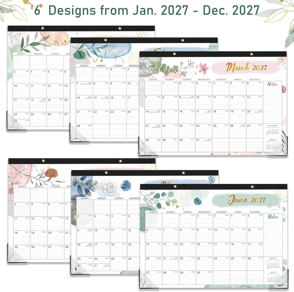 2027 Calendar - 2027 Desk Calendar, JAN. 2027 - DEC. 2027, 17" x 12"