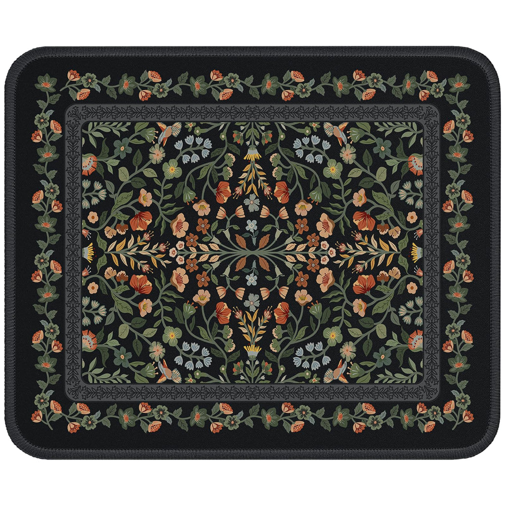iCasso Desk Mat,Mouse Pad for Office Desk,35.4x15.7in,Pink Floral