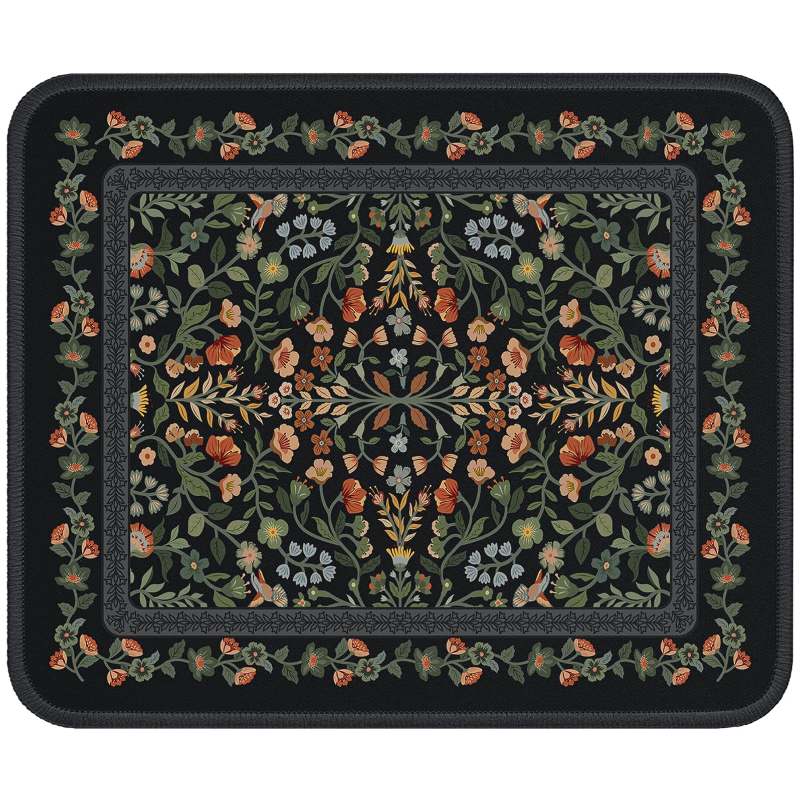 iCasso Desk Mat,Mouse Pad for Office Desk,35.4x15.7in,Pink Floral
