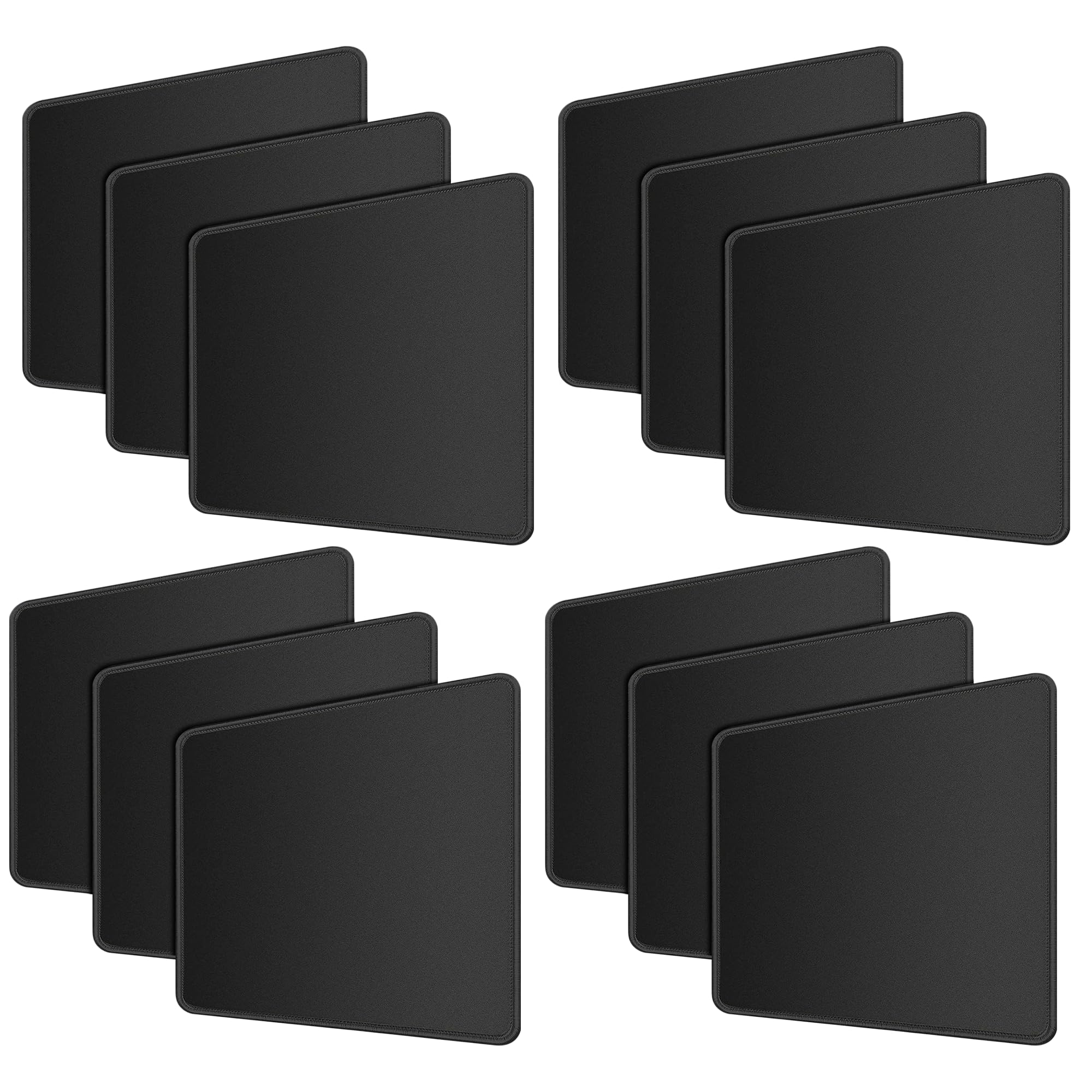 SaiTech IT 5 Pack 220x180x2mm Speed Type Gaming Mousepad, Black