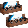 Tatuo 2 Pcs Business Card Holder for Desk Cute Business Card Holder