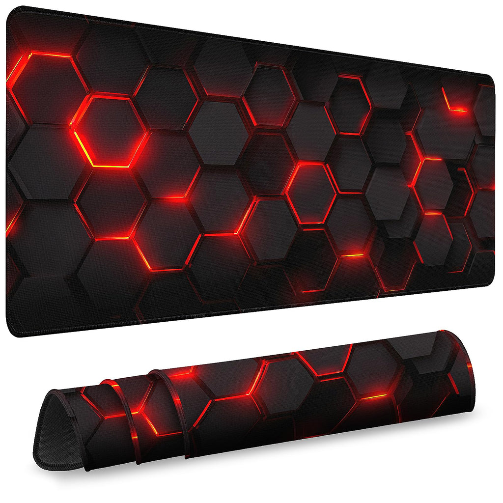 Mouse Pad Gaming - Desk Mat for Keyboard and Mouse - Large Mouse Pads for Desk, Gaming Mousepad with Non-Slip Base, Desks Pad (31.5" X 11.8") for Game, Office and Home