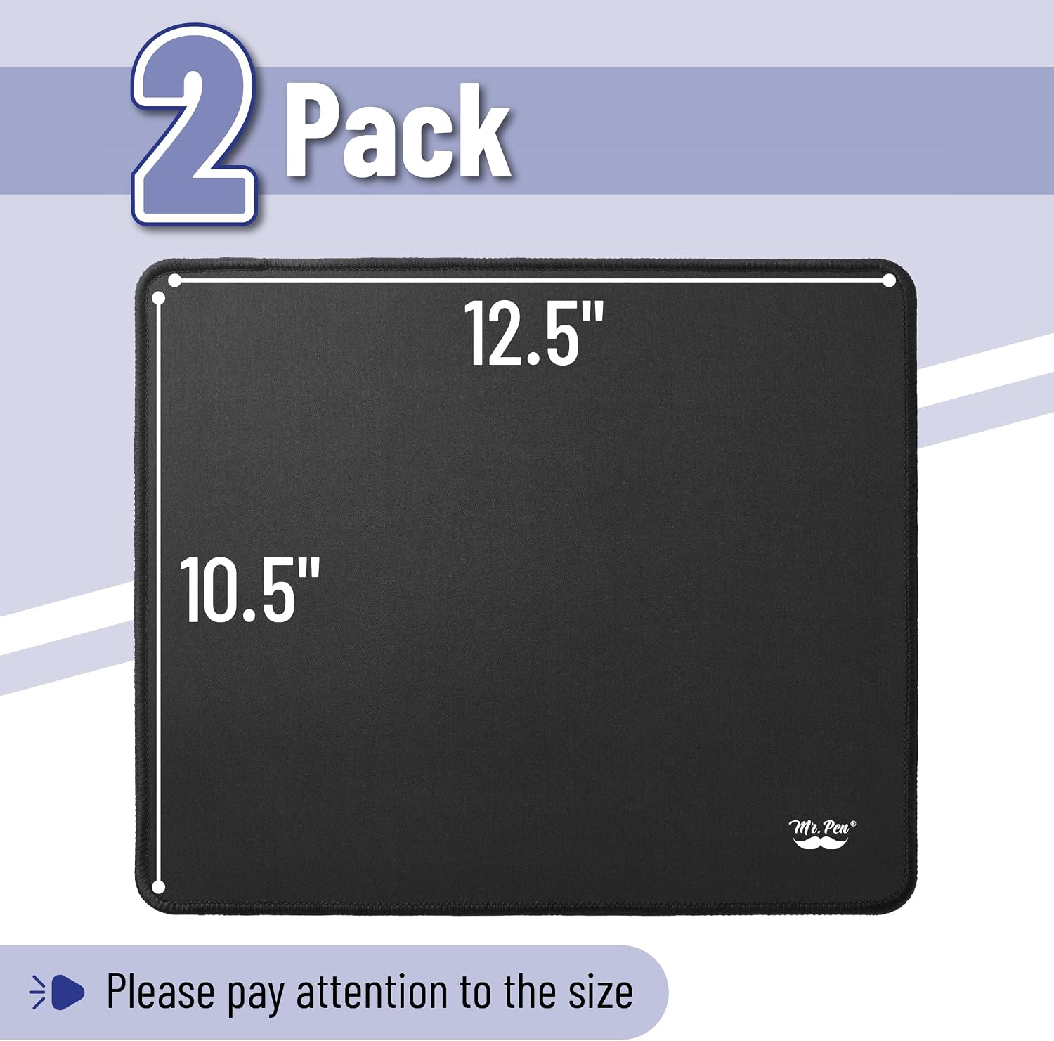 Mr. Pen- Mouse Pad, 12.5"x10.5", 2 Pack, Mouse Pads for Wireless Mouse