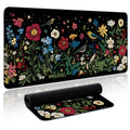 Aesthetic Desk Mat, Cute Enchanted Garden Desk Pad Protector for Work & Decor, 31.5" x 11.8", Pretty Non-Slip Extended Mouse Pad for Office or Home