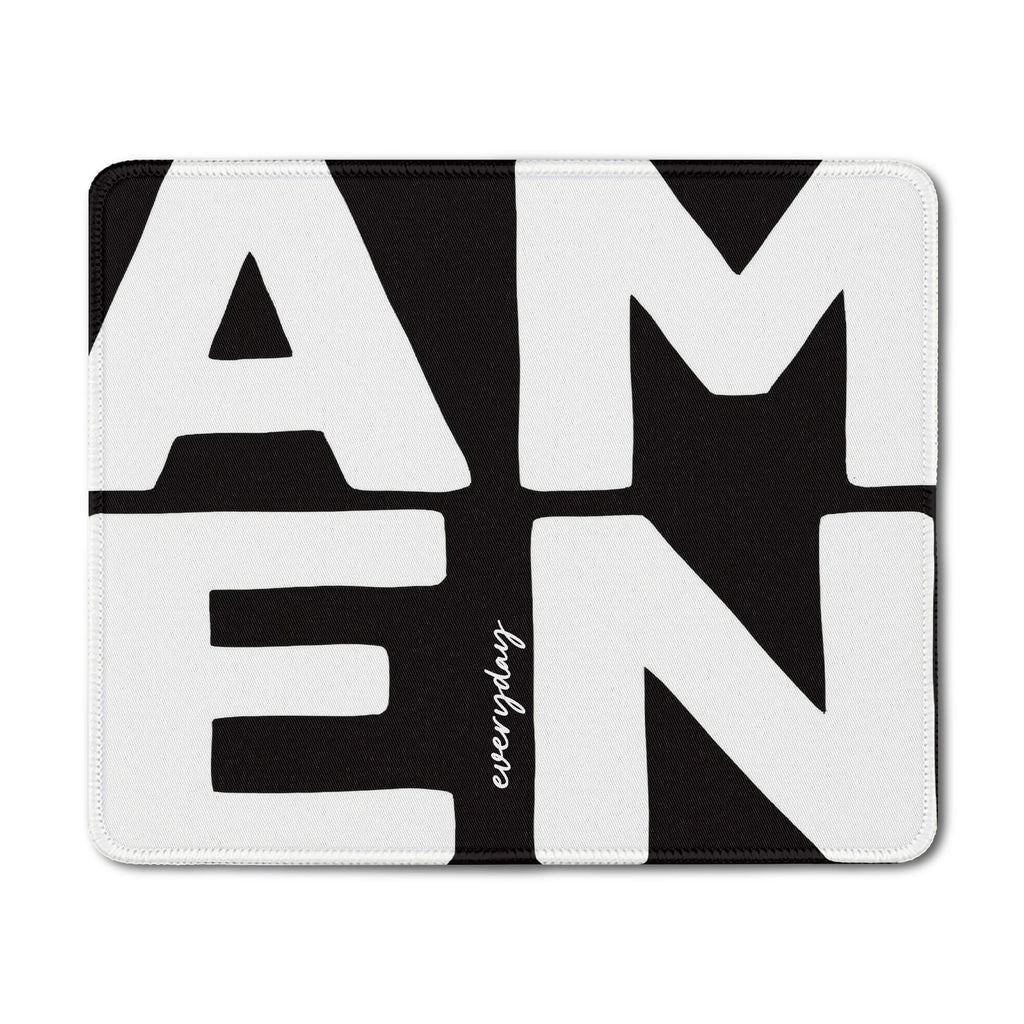 Inspirational Christian God Says I Am Mouse Pad, Minimalist Boho Floral Bible Verse Affirmation Mouse Pads Mousepad for Home Office Dorm Computers Laptop Supplies Desk Accessories, 9.5x7.9 Inch