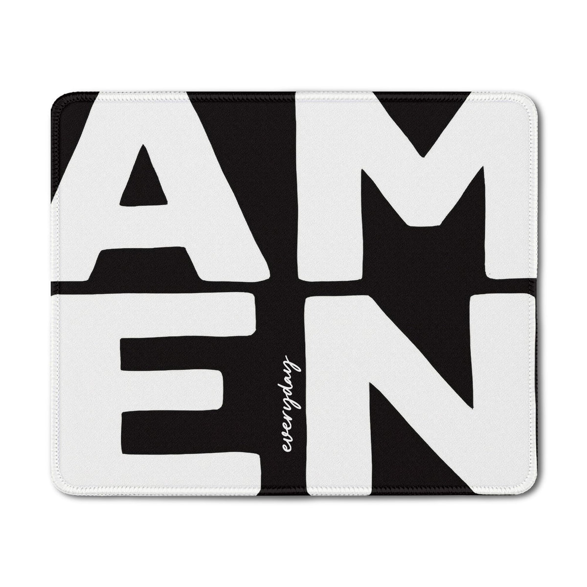 Inspirational Christian God Says I Am Mouse Pad, Minimalist Boho Floral Bible Verse Affirmation Mouse Pads Mousepad for Home Office Dorm Computers Laptop Supplies Desk Accessories, 9.5x7.9 Inch