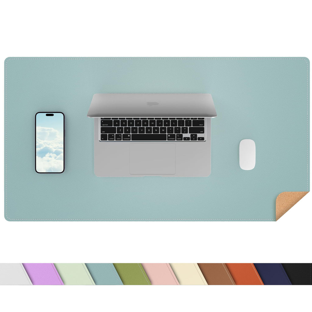 AFIING Large Desk Mat, 47" x 17", Black