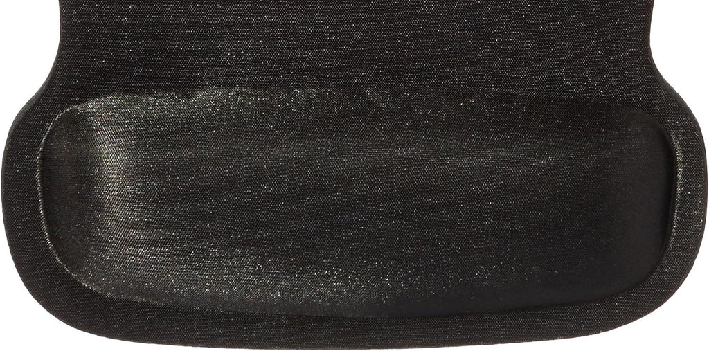 Amazon Basics Ergonomic Mouse Pad with Wrist Support for Pain Relief, Gel-Filled Cushion, Non-Slip Rubber Grip Base, 10.1 x 8.1 Inches, Black