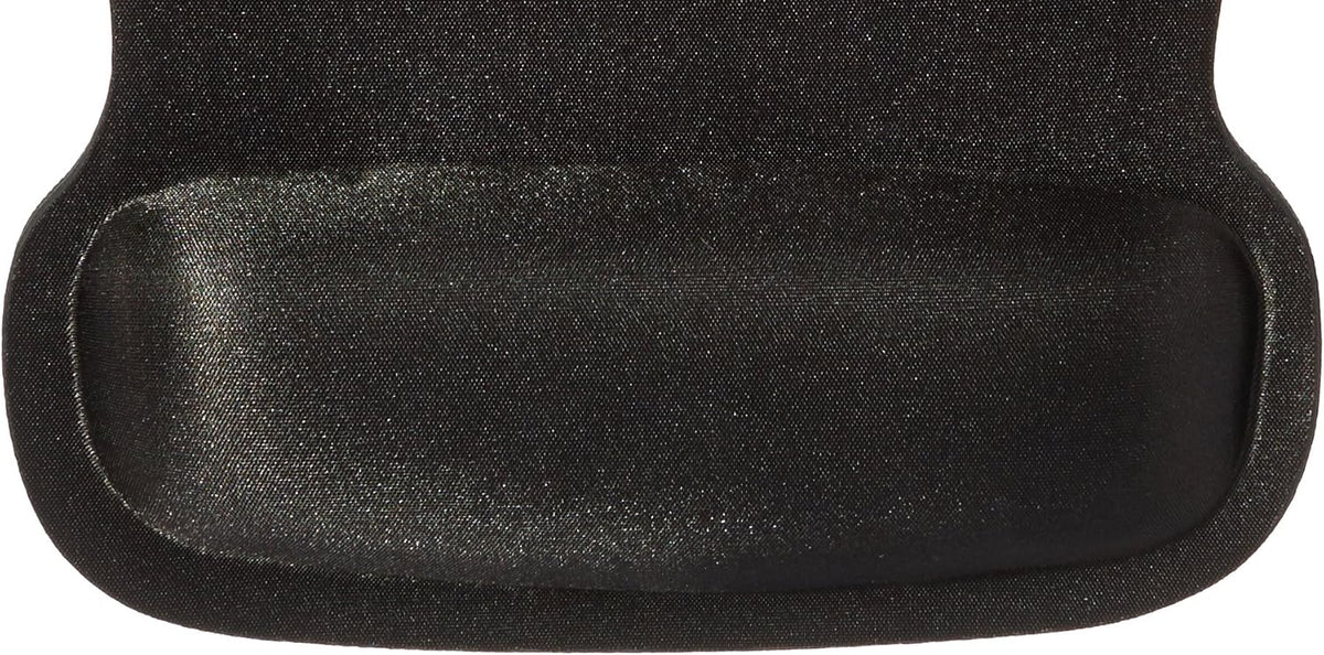Amazon Basics Ergonomic Mouse Pad with Wrist Support for Pain Relief, Gel-Filled Cushion, Non-Slip Rubber Grip Base, 10.1 x 8.1 Inches, Black