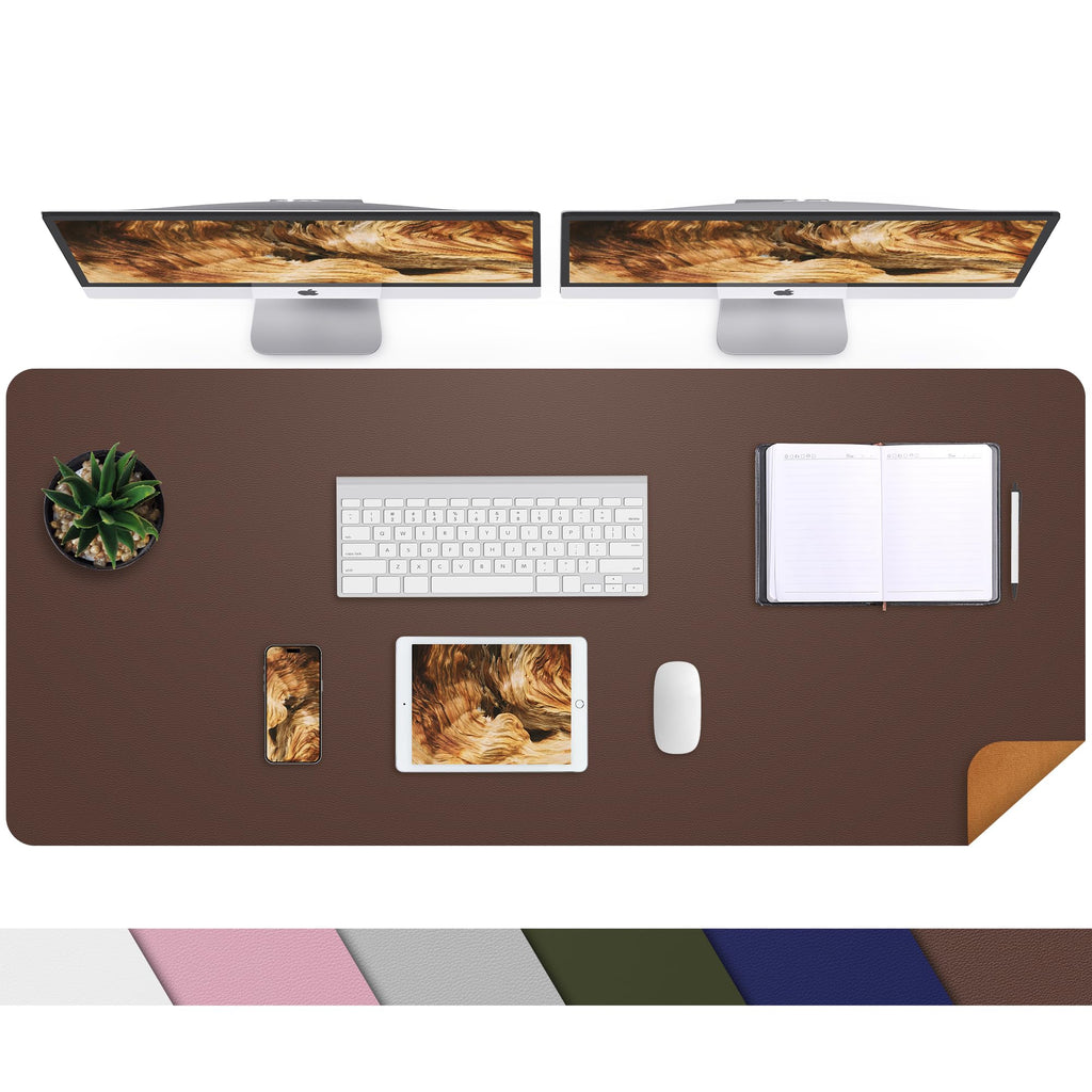 AFIING Large Desk Mat, 47" x 17", Black