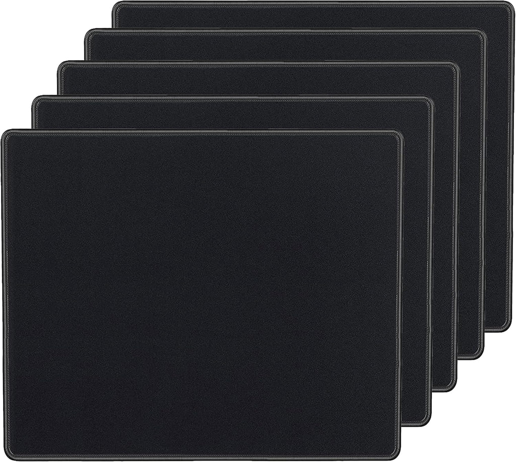 SaiTech IT 5 Pack 220x180x2mm Speed Type Gaming Mousepad, Black