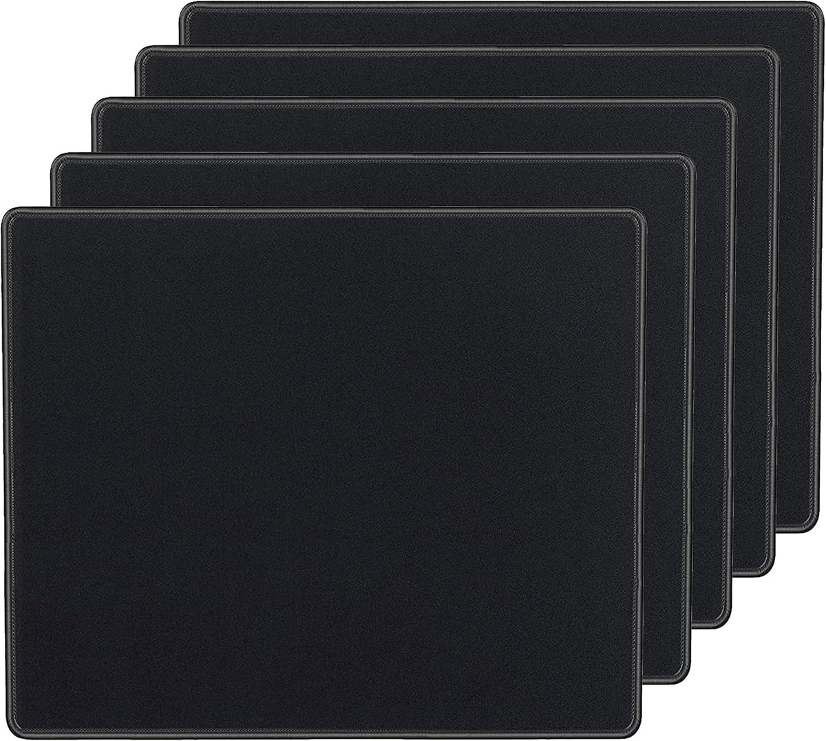 SaiTech IT 5 Pack 220x180x2mm Speed Type Gaming Mousepad, Black