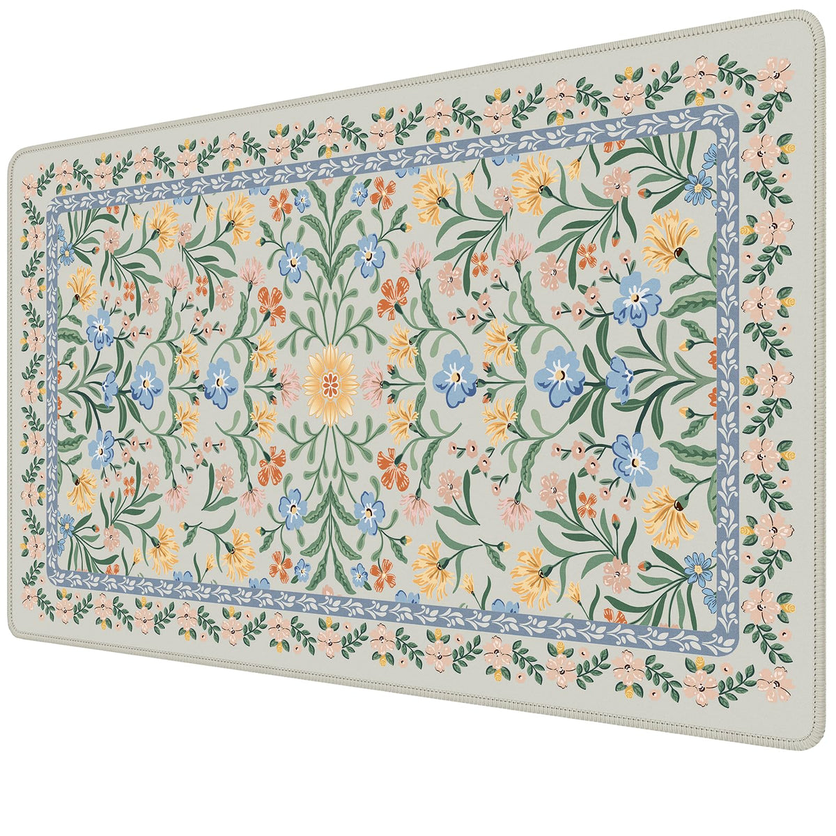 iCasso Desk Mat,Mouse Pad for Office Desk,35.4x15.7in,Pink Floral