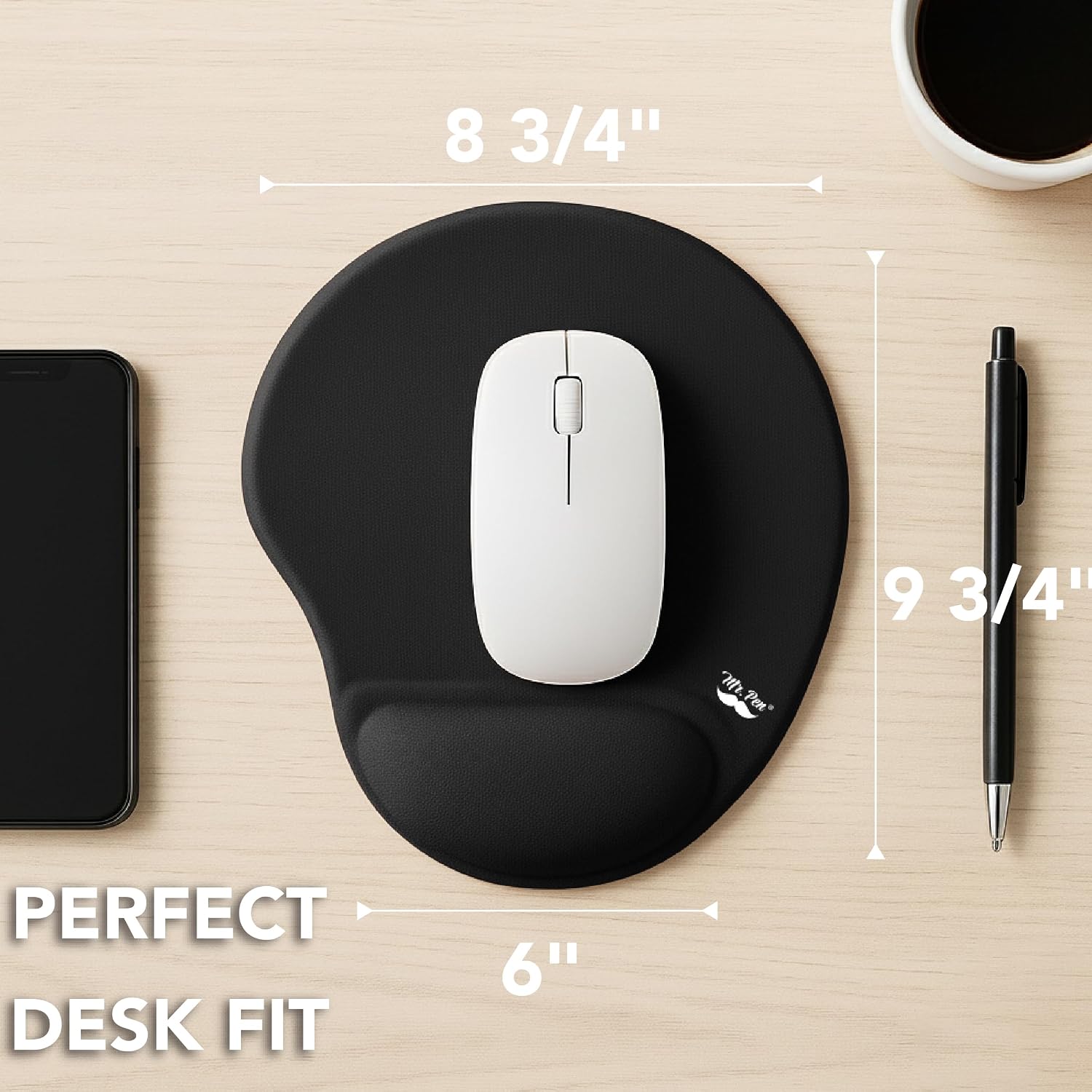 Mr. Pen- Ergonomic Mouse Pad with Wrist Rest